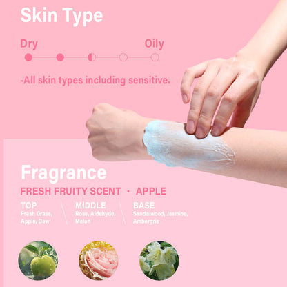 Wholesale Brand Skin Moisturizing Glowing Exfoliating Natural Fruit Sugar Body Scrub