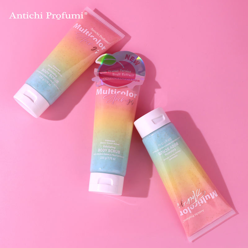 Wholesale Brand Skin Moisturizing Glowing Exfoliating Natural Fruit Sugar Body Scrub